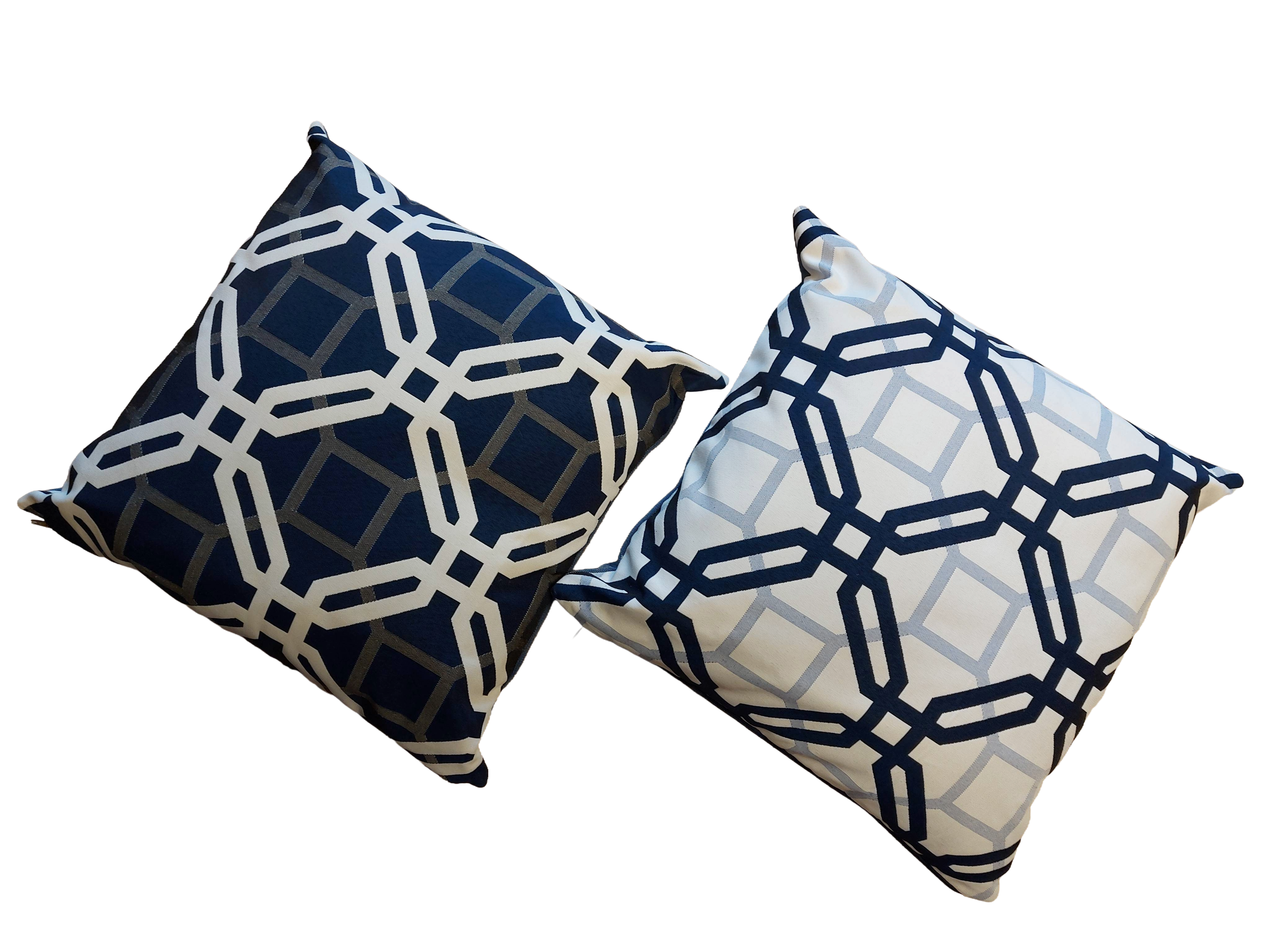 Kissen Set WhiteBlue