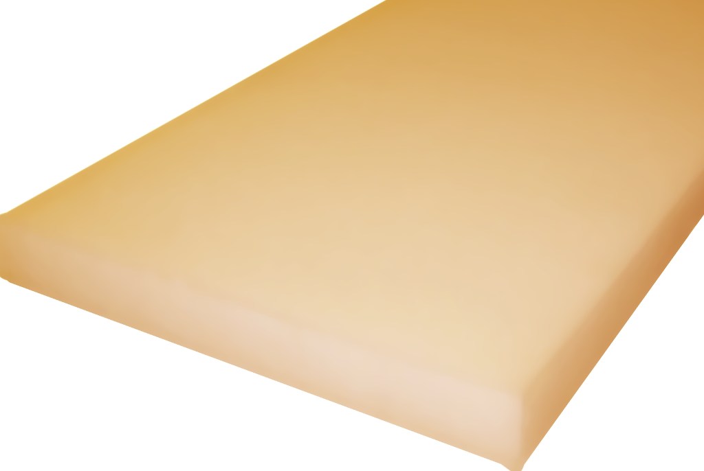 Schaumstoffplatte weiß 180x80x1,5 cm 